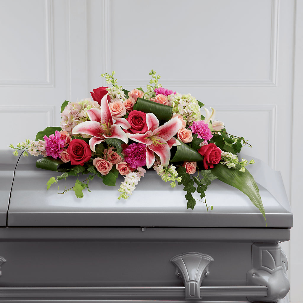Splendid Grace Casket Spray – Blooms For You, Hamilton NJ