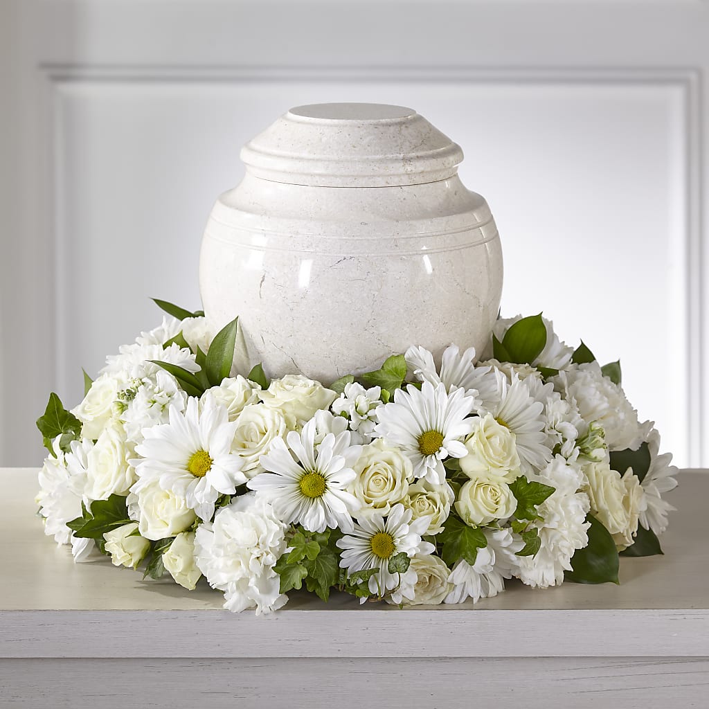 Ivory Gardens Cremation Adornment – Blooms For You, Hamilton NJ