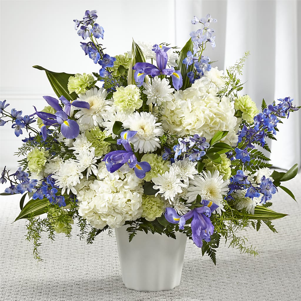 Soft Serenity Floor Basket – Blooms For You, Hamilton NJ