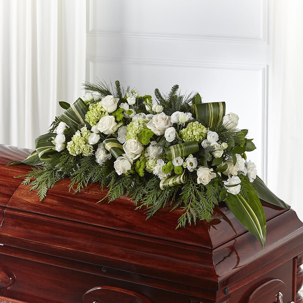 Hopeful Gesture Casket Spray – Blooms For You, Hamilton NJ