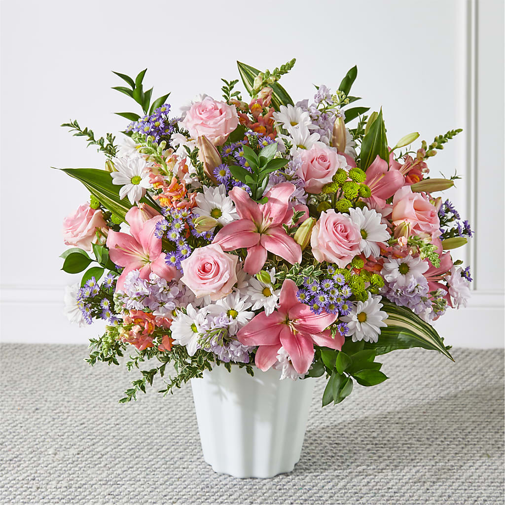 Abundant Compassion Floor Basket – Blooms For You, Hamilton NJ