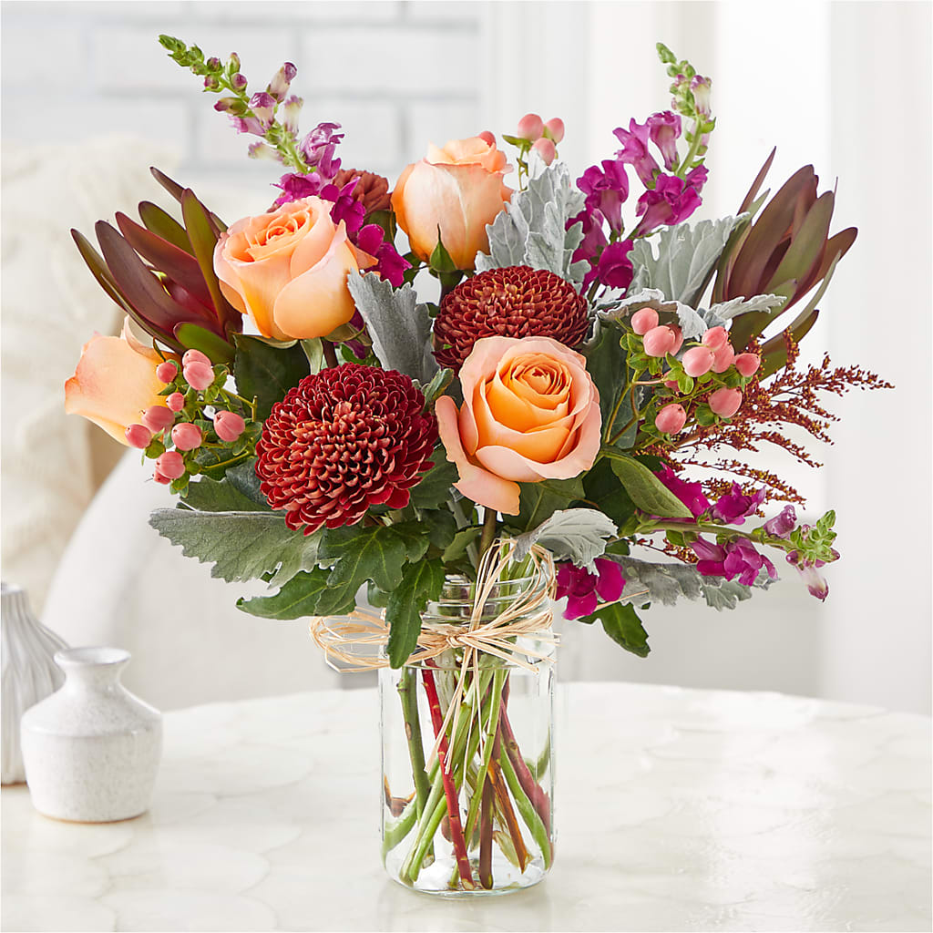 Moody Hues Bouquet – Blooms For You, Hamilton NJ