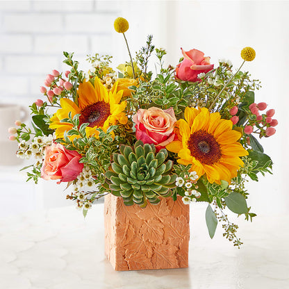 Sunflower Season Bouquet –  Blooms For You, Hamilton NJ