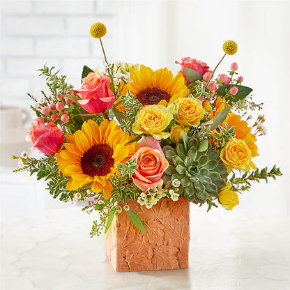Sunflower Season Bouquet –  Blooms For You, Hamilton NJ
