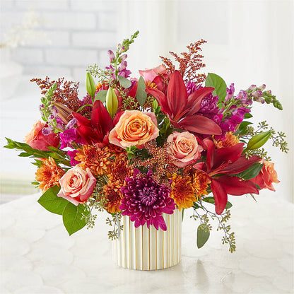 Burgundy Landscape Bouquet –  Blooms For You, Hamilton NJ