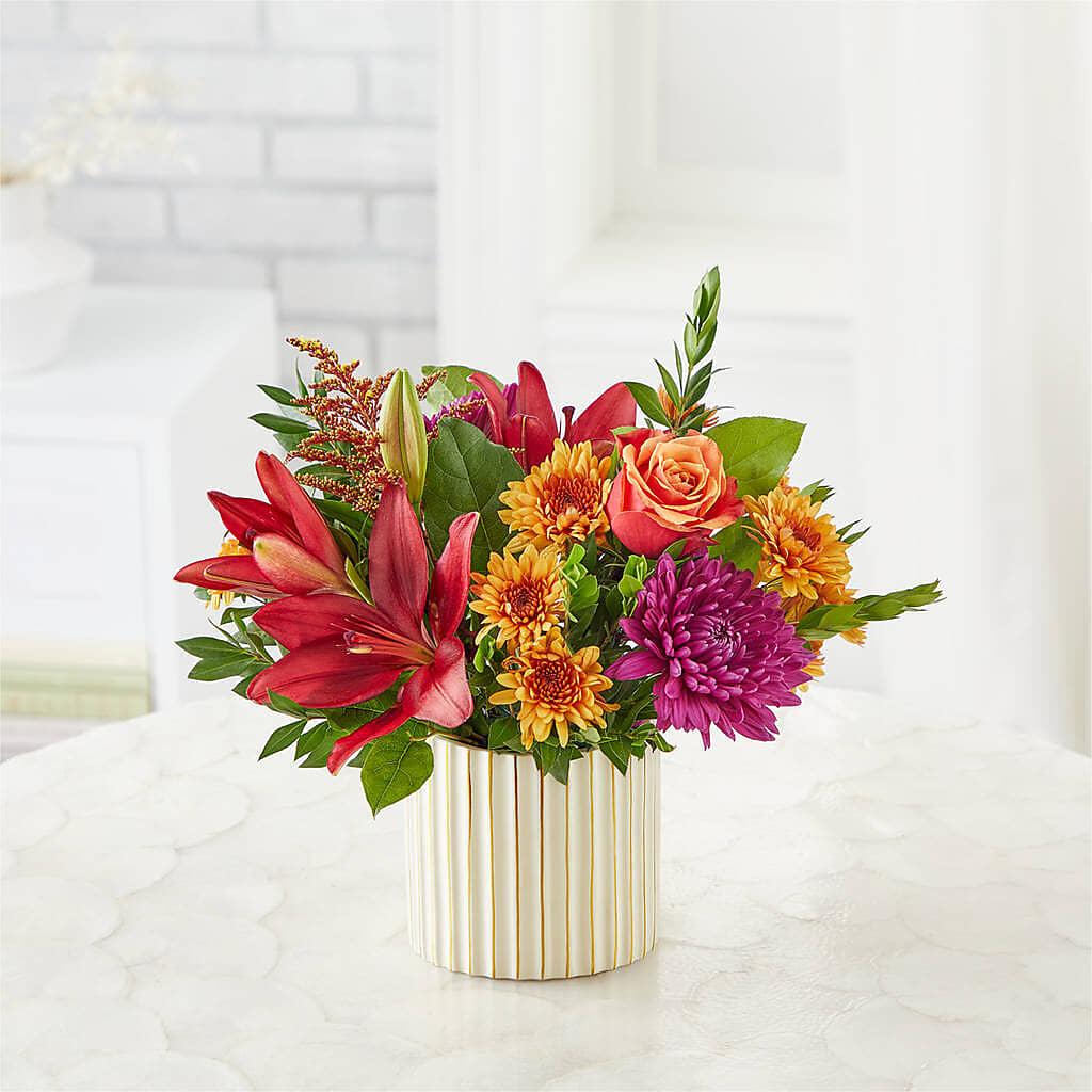 Burgundy Landscape Bouquet –  Blooms For You, Hamilton NJ
