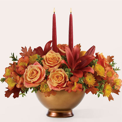 Harvest Table Centerpiece –  Blooms For You, Hamilton NJ