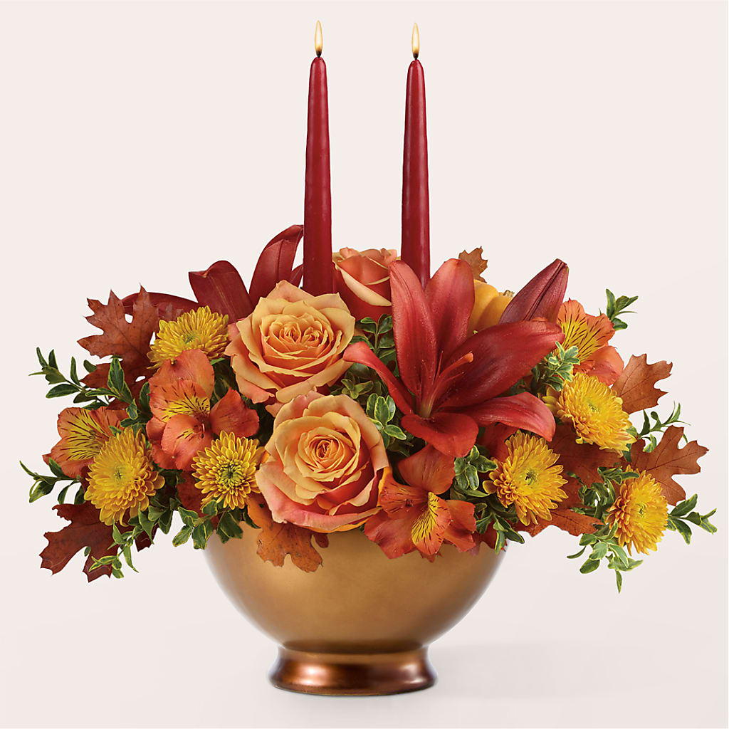 Harvest Table Centerpiece –  Blooms For You, Hamilton NJ