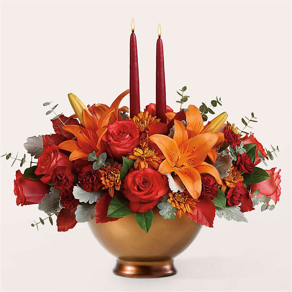 Fruits of Fall Centerpiece –  Blooms For You, Hamilton NJ