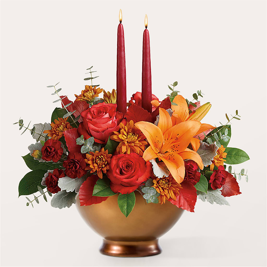 Fruits of Fall Centerpiece –  Blooms For You, Hamilton NJ