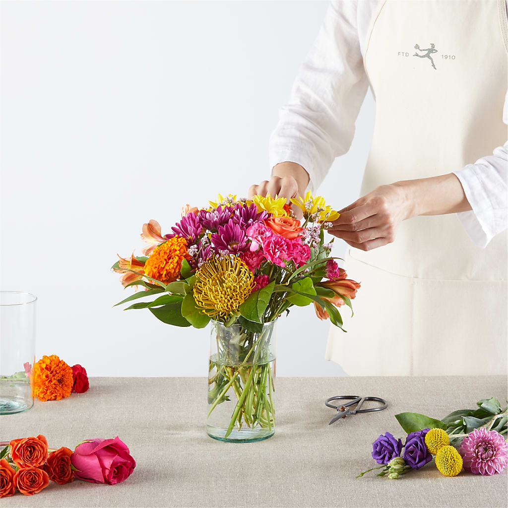 Feast of Color – A Florist Original –  Blooms For You, Hamilton NJ