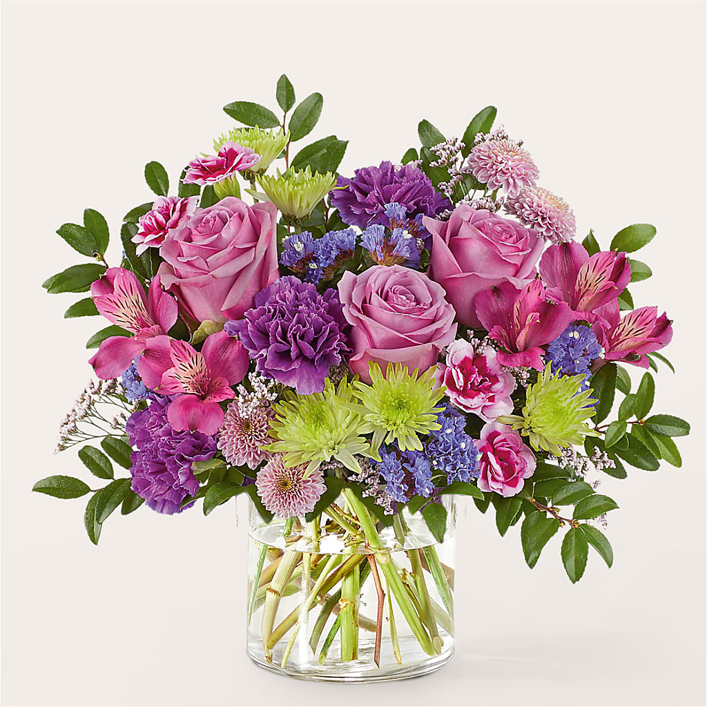 Glass Half Full Bouquet –  Blooms For You, Hamilton NJ