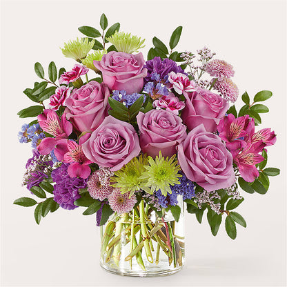 Glass Half Full Bouquet –  Blooms For You, Hamilton NJ