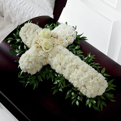 Peaceful Memories Casket Spray (Standard) –  Blooms For You, Hamilton NJ