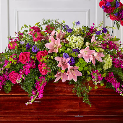 Radiant Tribute Casket Spray –  Blooms For You, Hamilton NJ