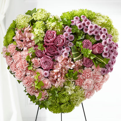 Heartwarming Standing Heart –  Blooms For You, Hamilton NJ