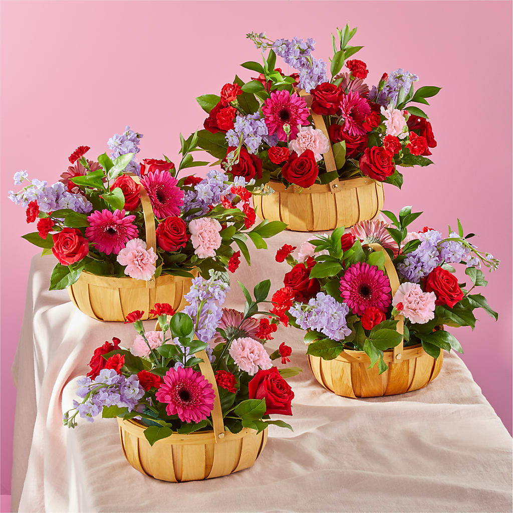 Pink Picnic Basket –  Blooms For You, Hamilton NJ