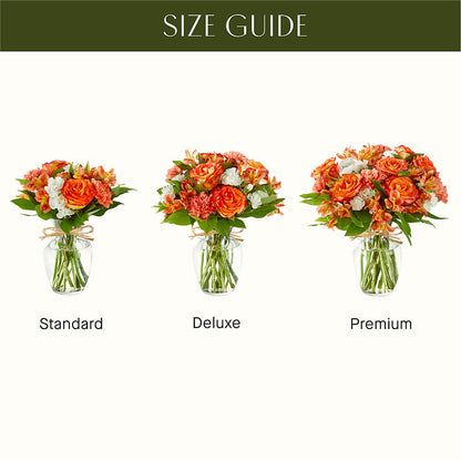 Apricot Glow Bouquet –  Blooms For You, Hamilton NJ